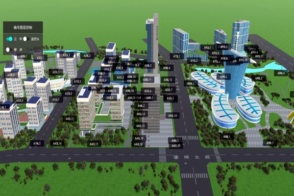 樓宇自控系統(tǒng)BIM可視平臺運(yùn)行主狀態(tài)的實(shí)時(shí)顯示！